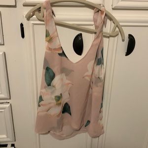 Show Me Your Mumu Adjustable tie tank top